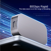 Metallic device with &