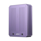 Purple electronic device with &
