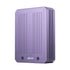 Purple electronic device with &